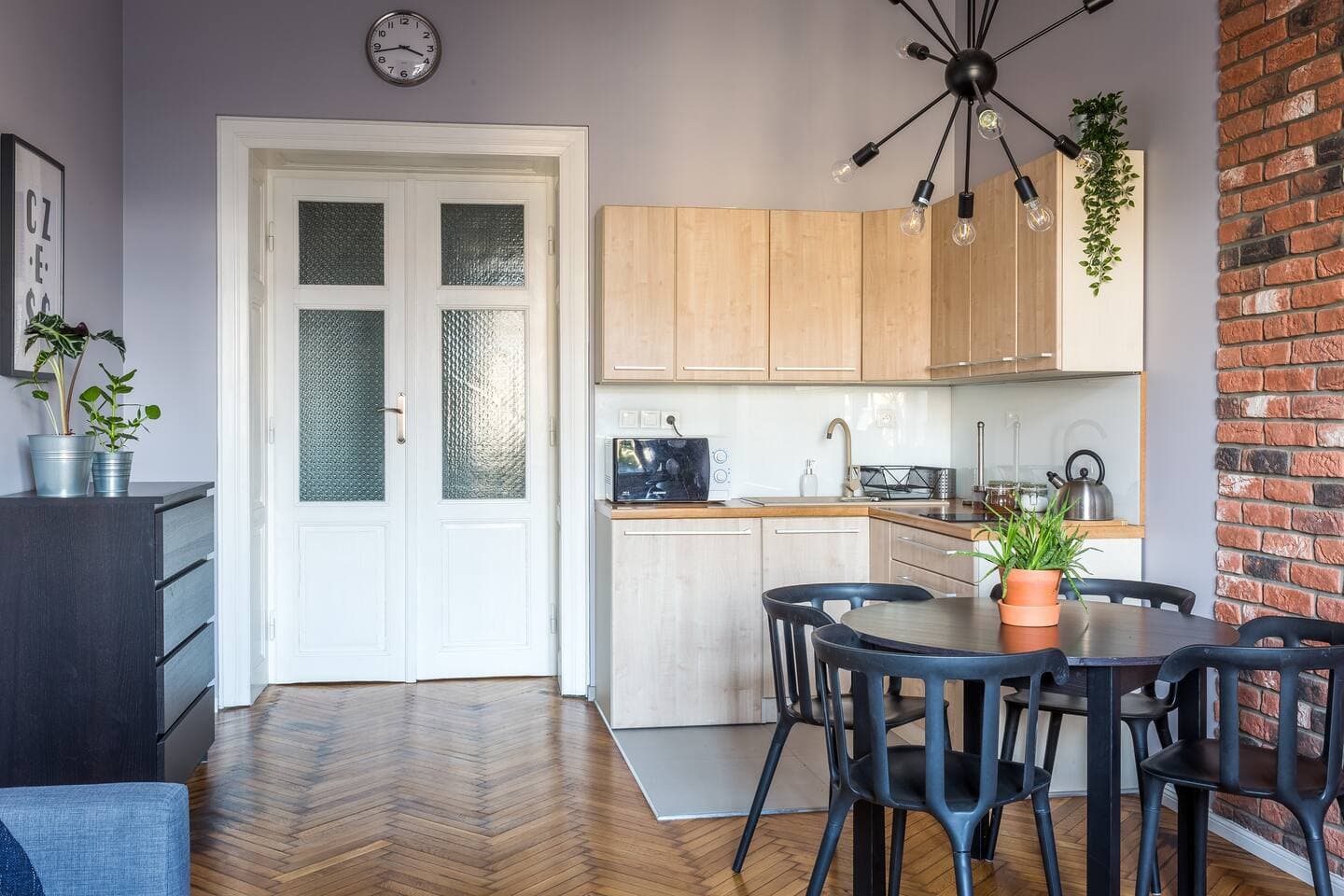 KItchen and dining table