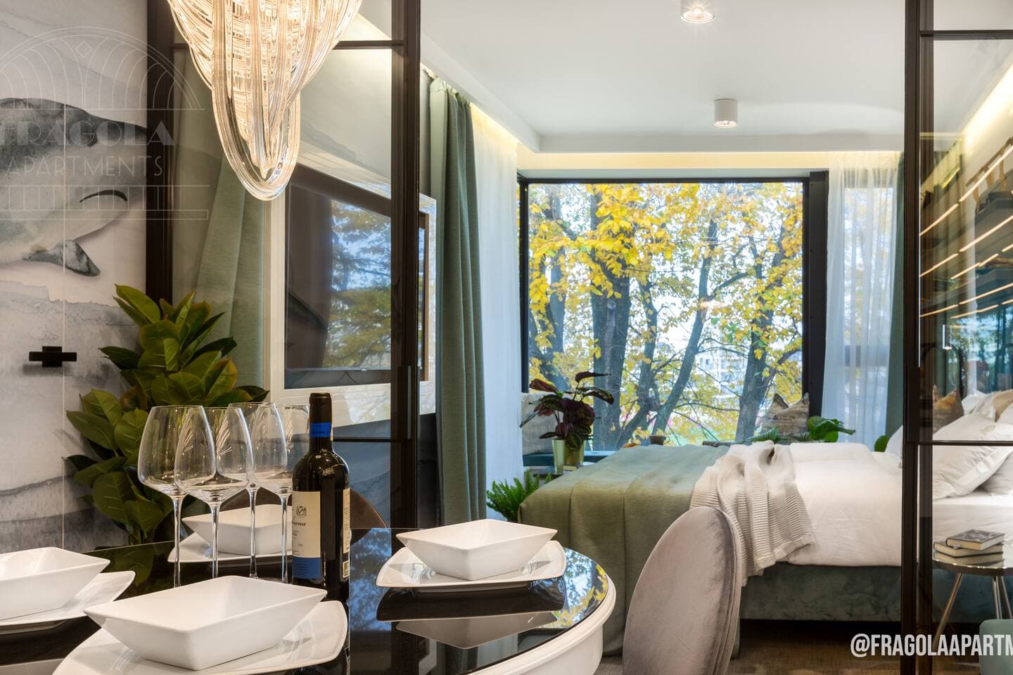 Experience the distinctive ambiance of Krakow from the comfort of a spacious apartment boasting stunning views overlooking the Vistula River.